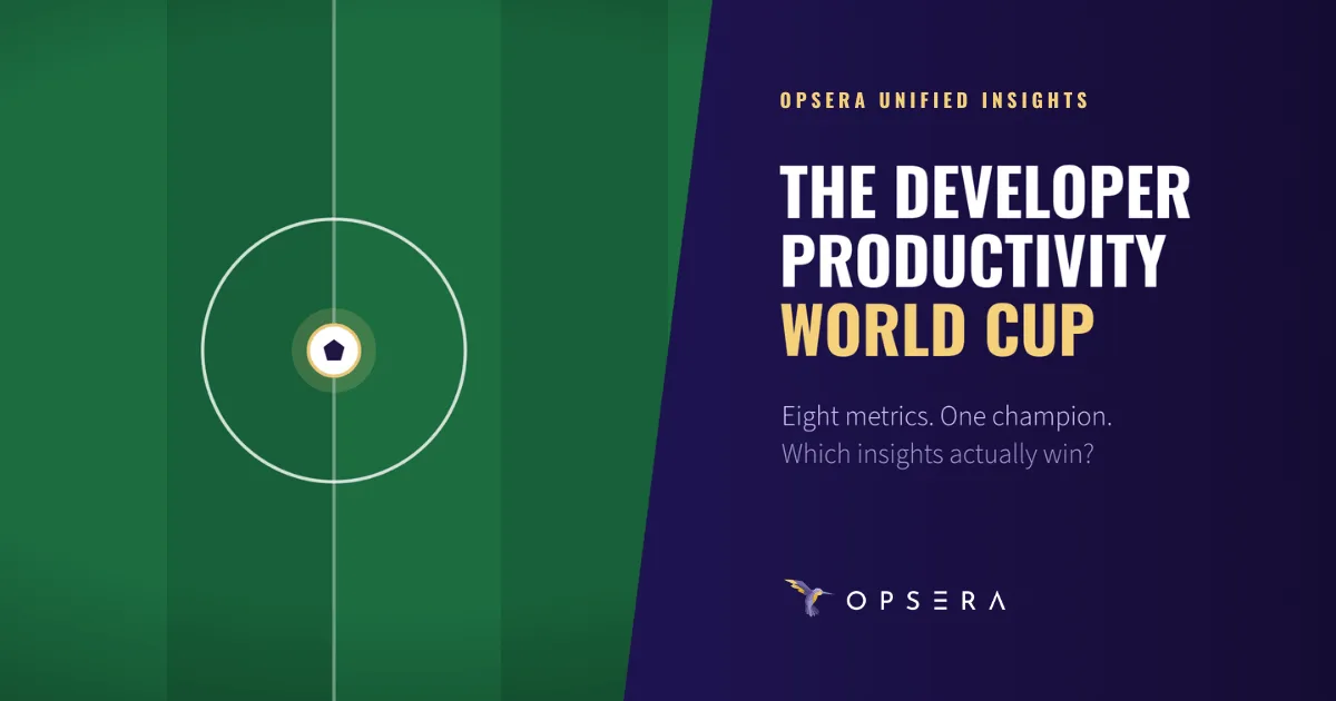 developer productivity unified insights world cup