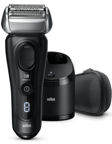 Series 8 8560cc Wet & Dry shaver with 5-in-1 SmartCare center and travel  case, atelier black.