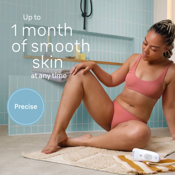 Up to 1 month of smooth skin at any time.