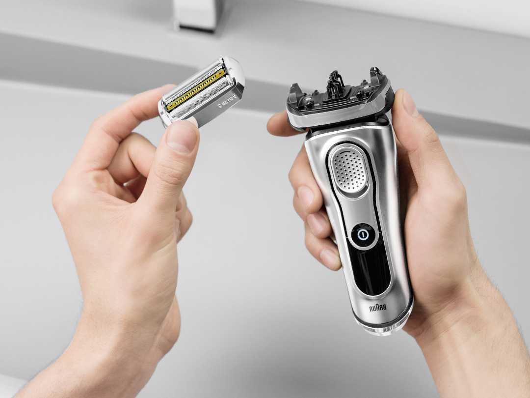 Efficient shave with Braun replacement heads Braun