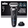 Image of Series 7 G1200s shaver set with a Precision trimmer attachment.