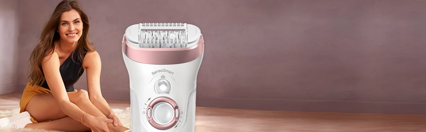 Shave, trim & epilate for long-lasting smooth skin