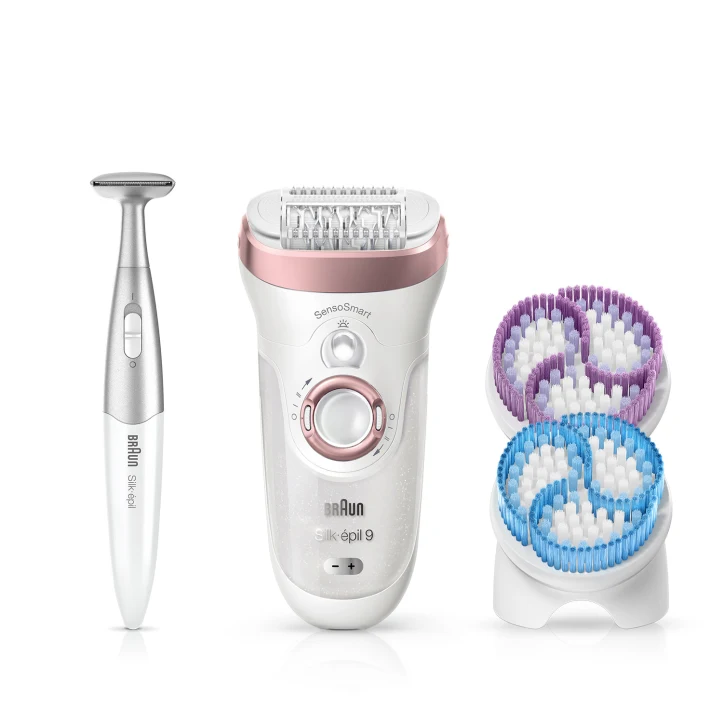 Braun Silk-épil 9 epilator with MicroGrip technology