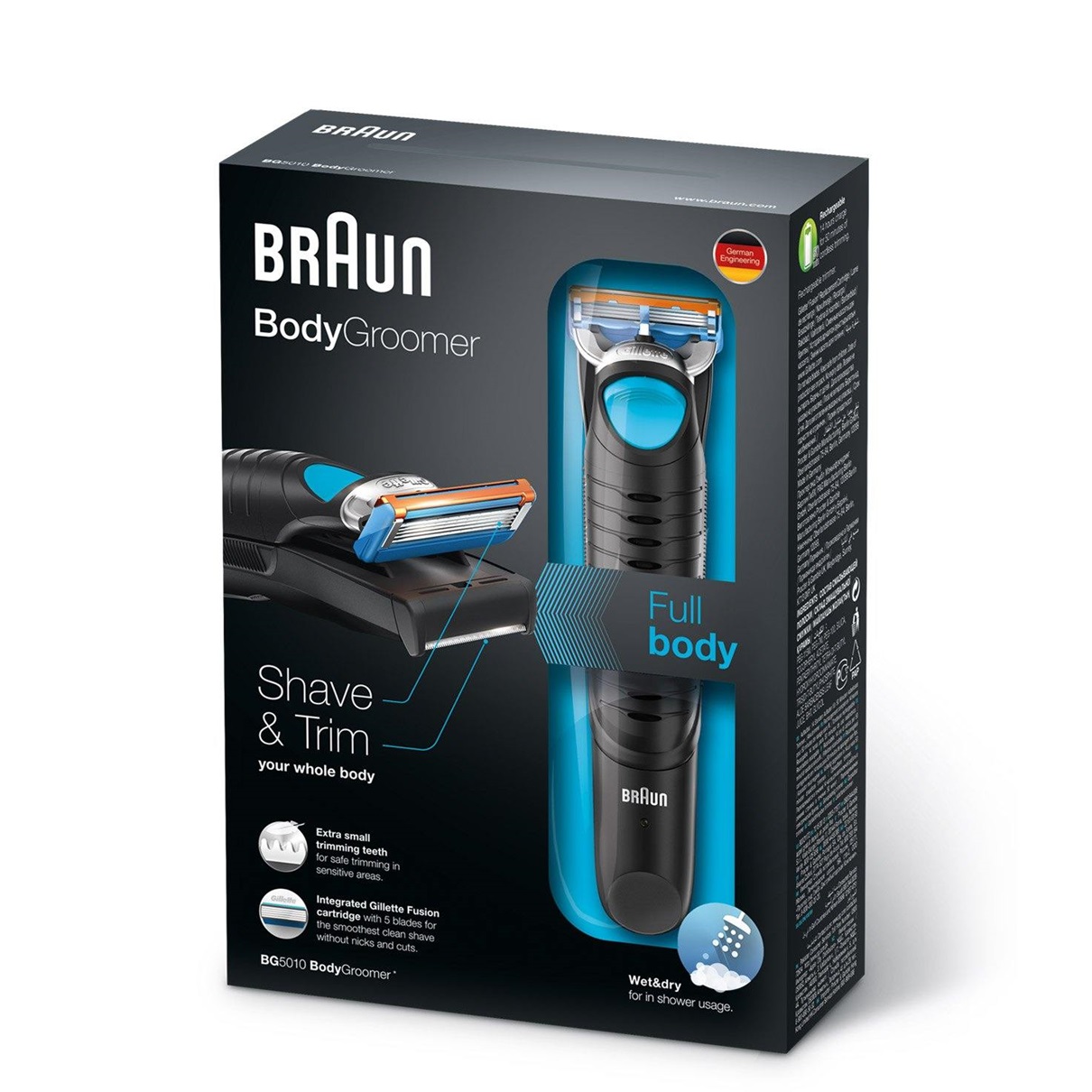 Braun's All-in-one Bodygroomer BG5010