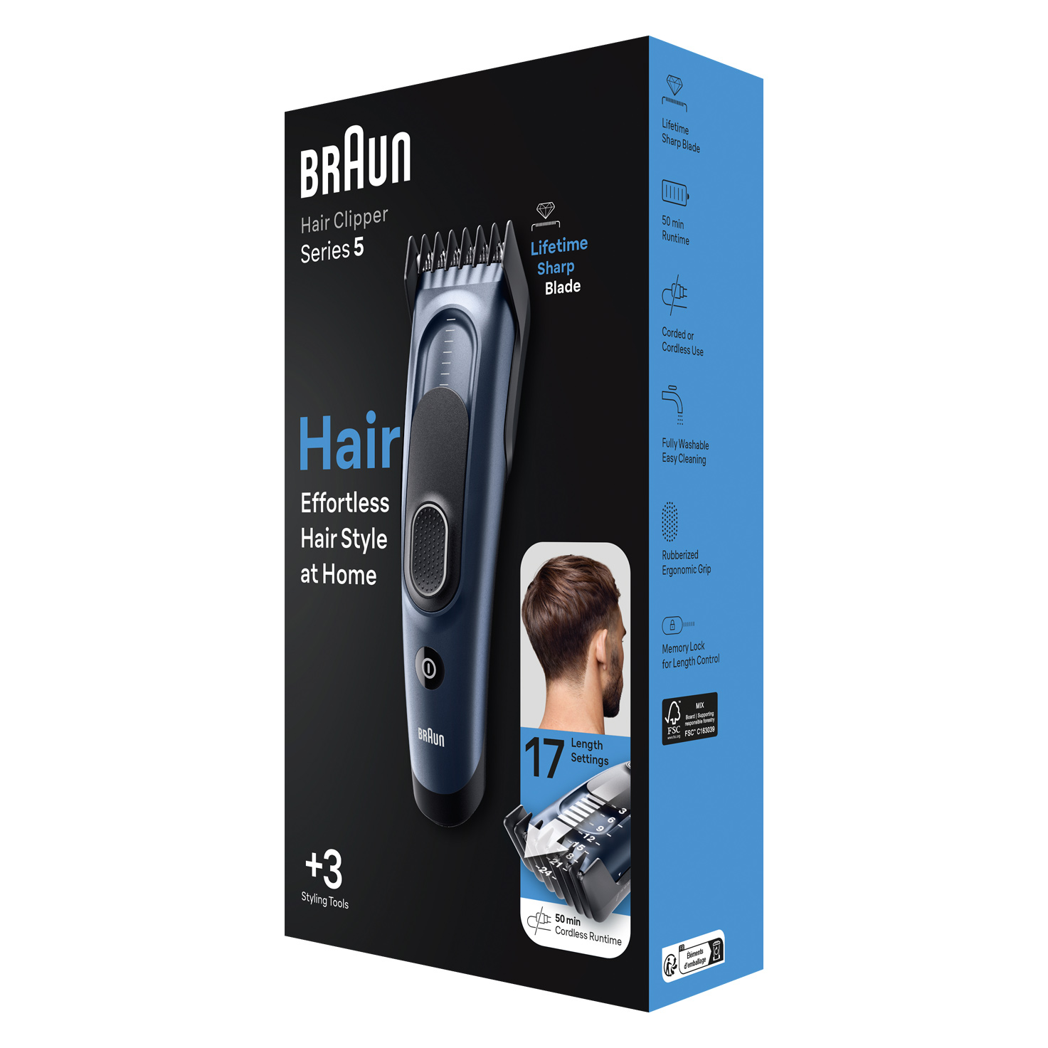 Hair Clippers - Electric hair trimmer for men | Braun Nordics