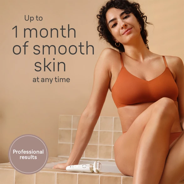 Up to 1 month smooth skin at any time