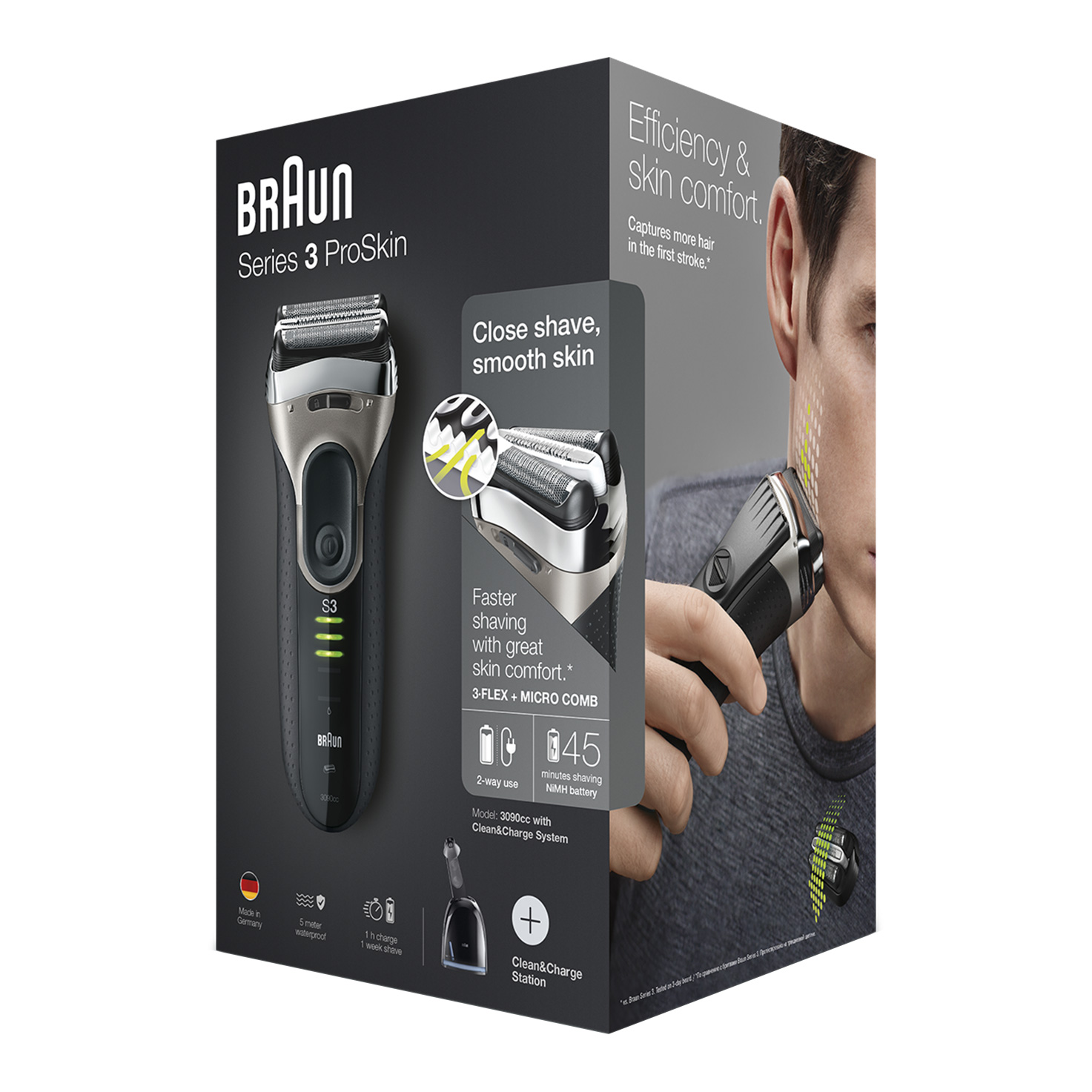 Series 3 ProSkin 3090cc shaver for men