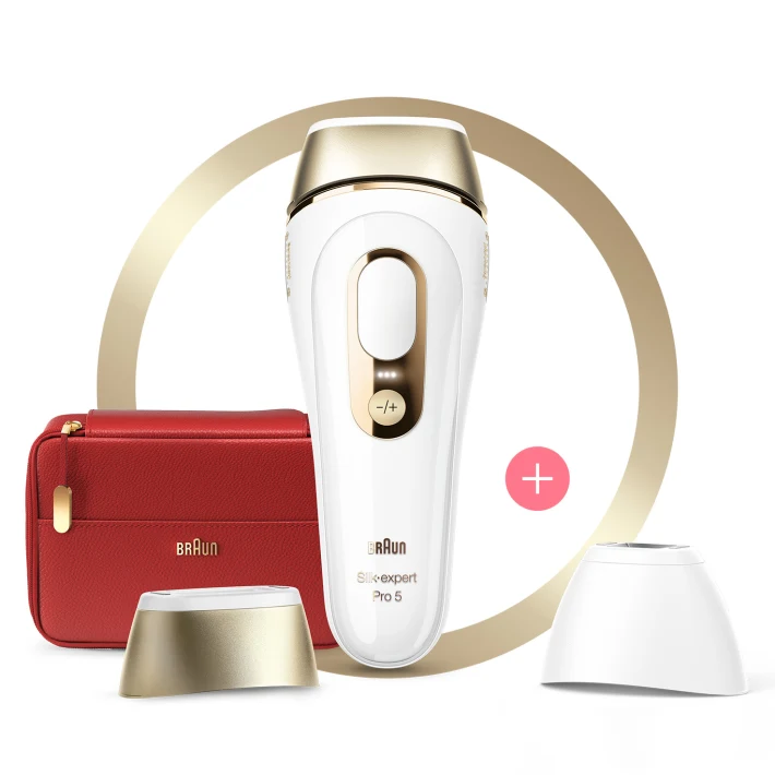 Braun Silk-Expert Pro 5 IPL Laser Hair Removal Device with 2 Extras