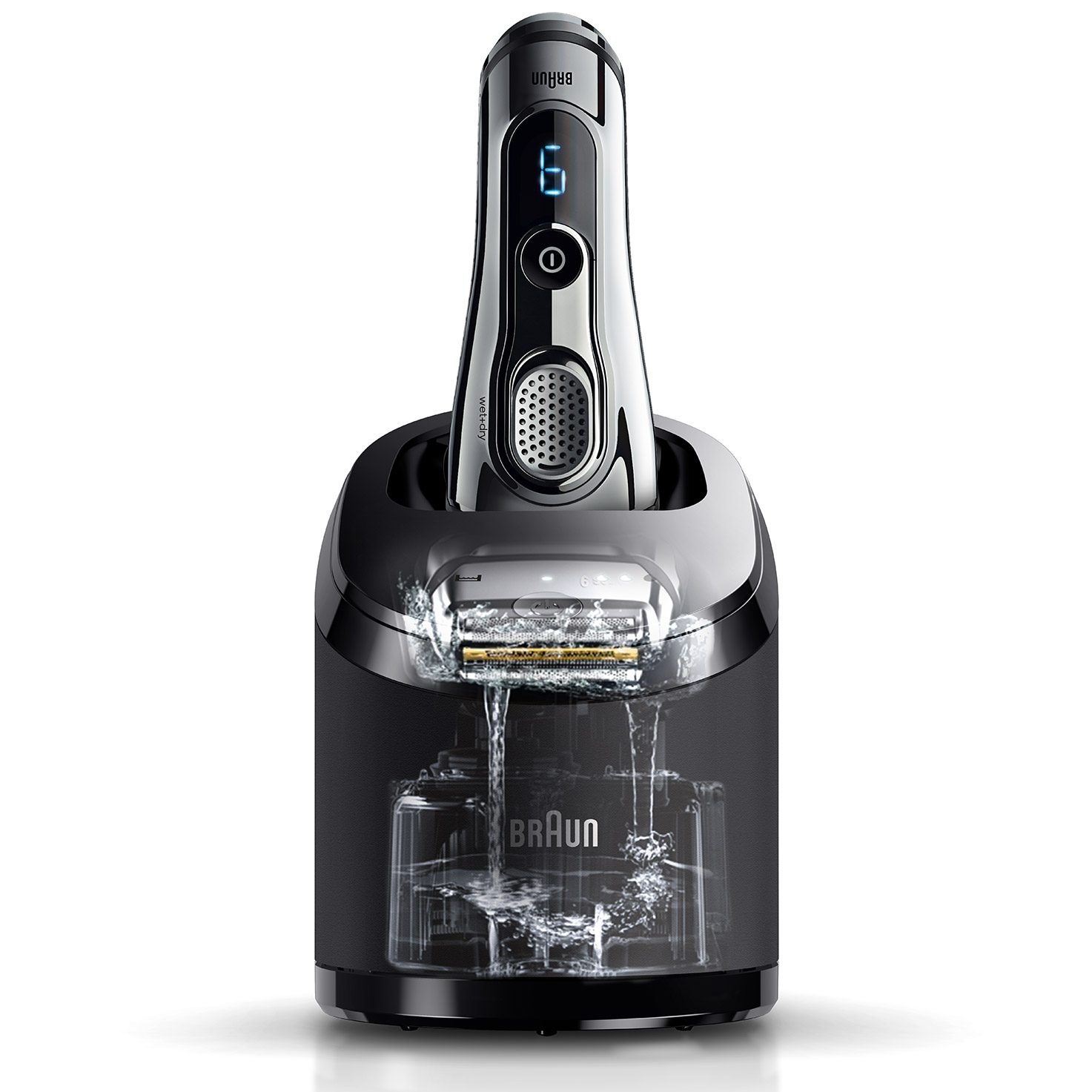 Series 9 9295cc Wet & Dry shaver with Clean & Charge station and travel