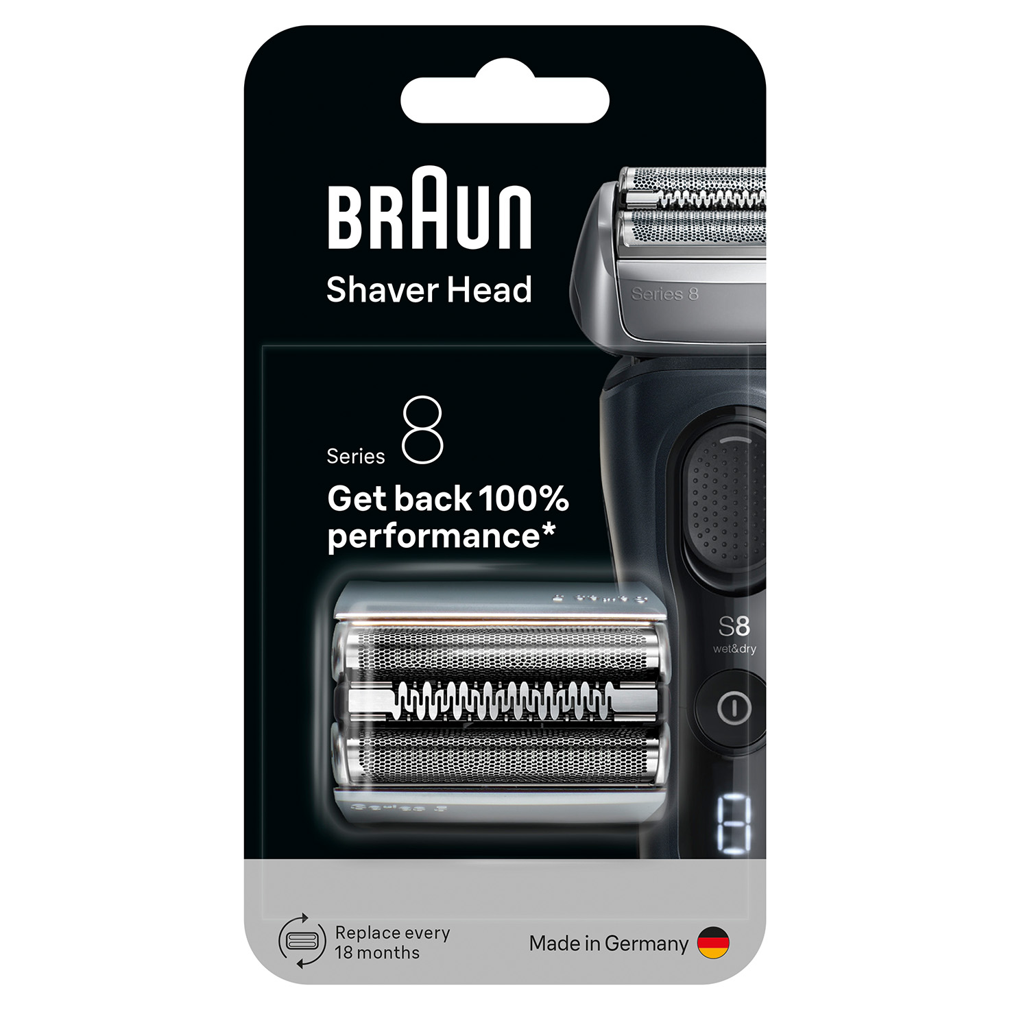 Braun Electric Shaver Series 8 Replacement Head 83M | Braun SE