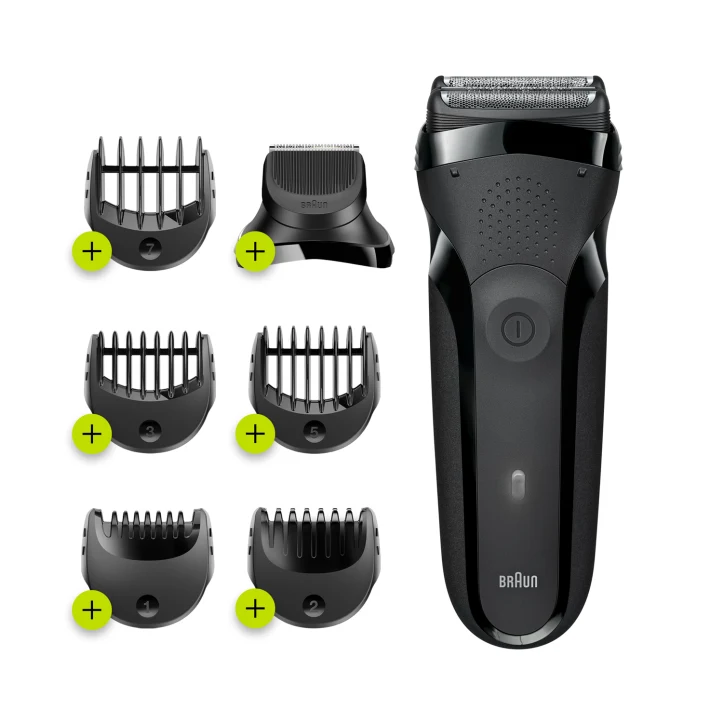 Braun Series 3 Shave&Style 300BT 3-in-1 Electric Shaver, Razor for