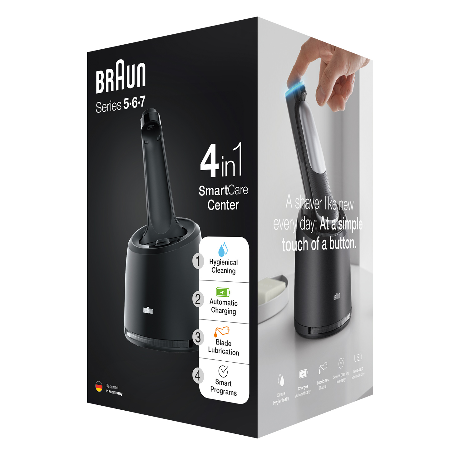Braun 4 In 1 SmartCare Center In Black CLEANCHARGE