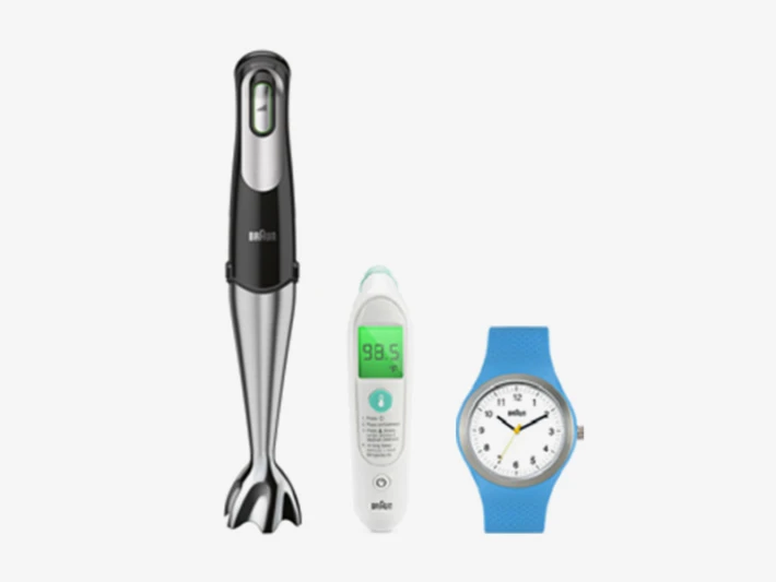 Household appliances Personal health care Clocks and watches
