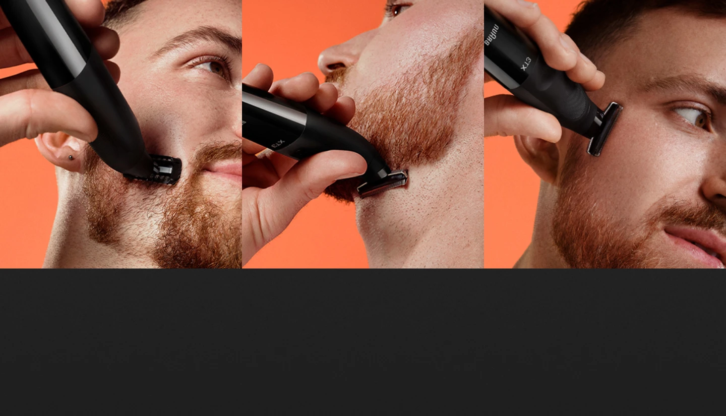 One tool to easily trim, style & shave.