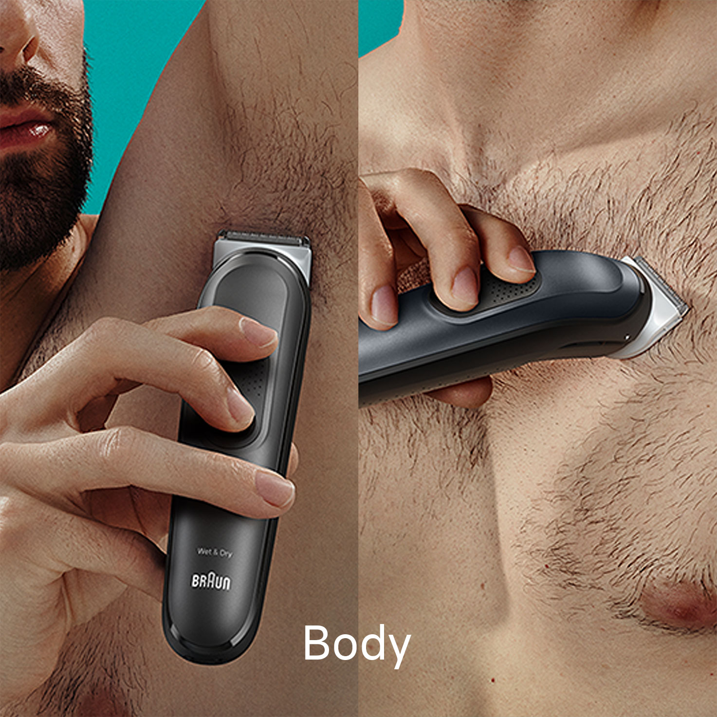 MGK 7491 : Braun's all in one male body grooming kit