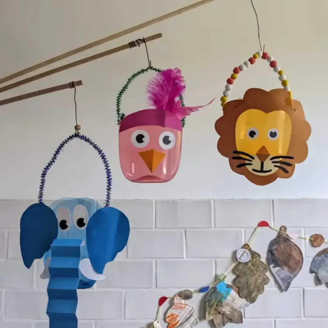 afz diy laternen aus shampooflaschen