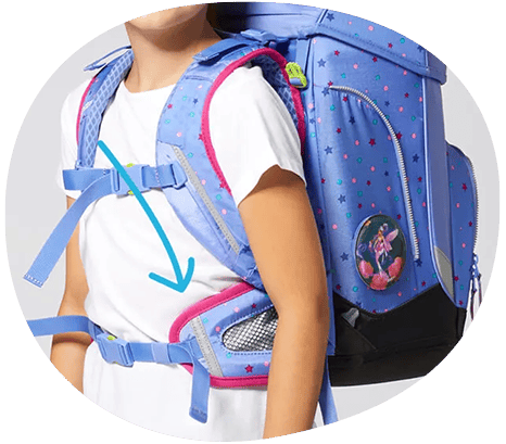 ergobag-cubo-light-ergonomie schulterträger-festziehen