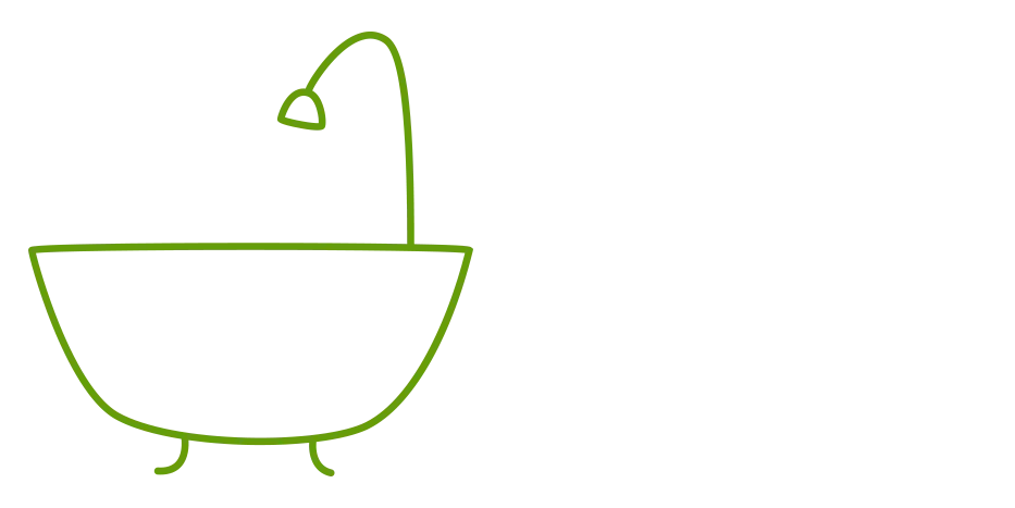 erg illu nachhaltigkeit badewanne gruen