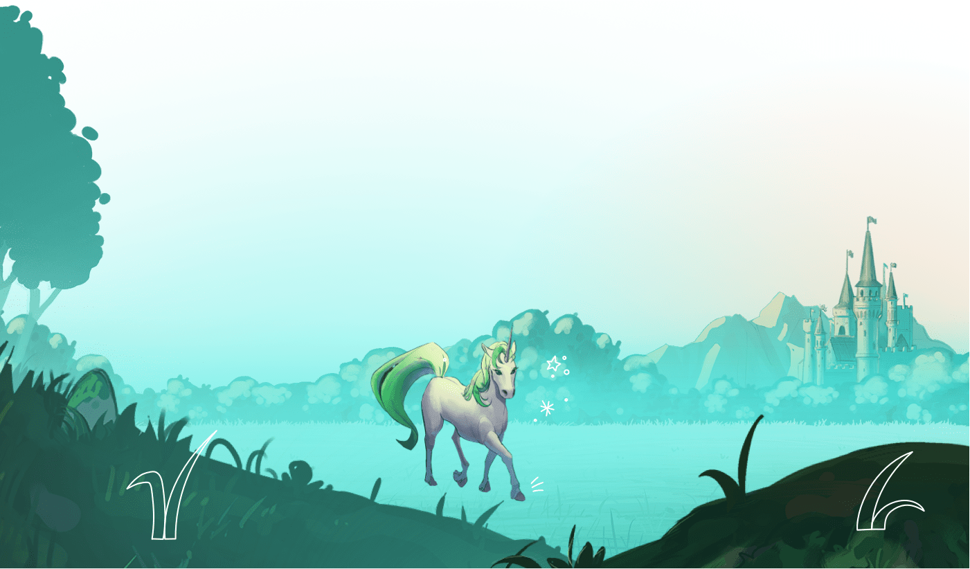 ergobag-zubehoerwelt-maerchen-teaser-tile-bg-einhorn-wald-schloss-xl