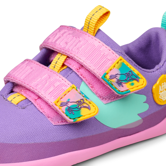 Affenzahn-Halbschuh-Baumwolle-Lucky-Kreativ-Tukan-Klettenden