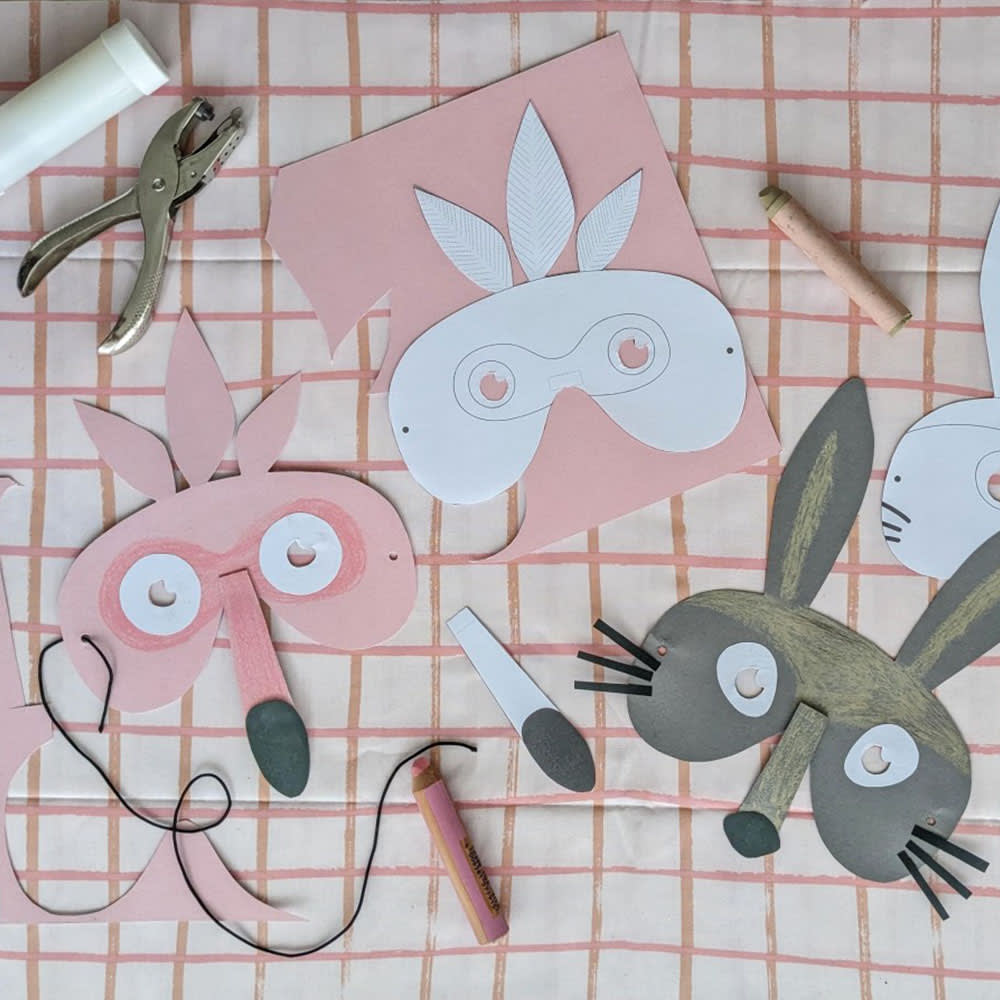 11 Affenzahn Masken basteln