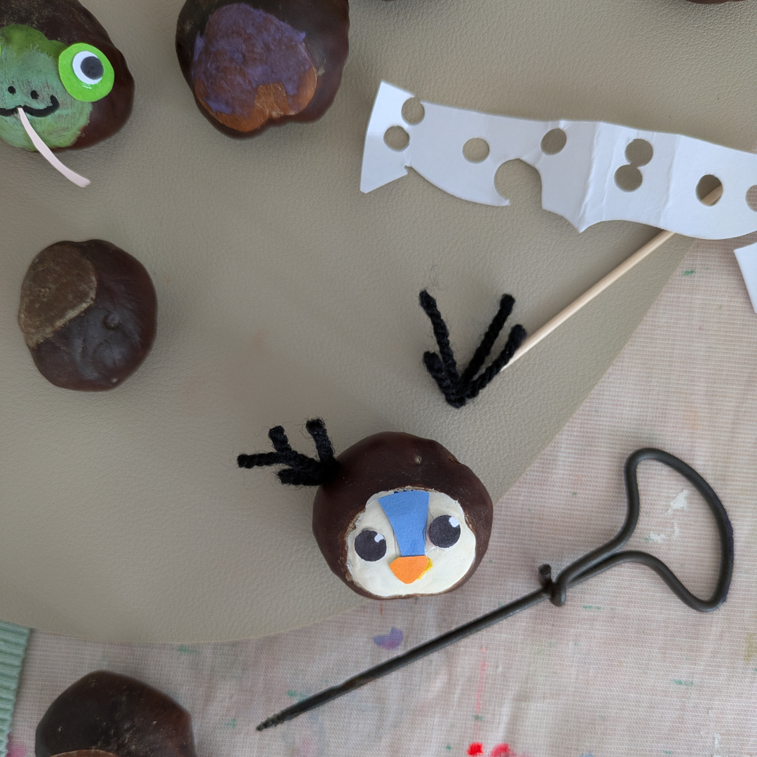 Media // Image // Blog Post // Affenzahn Herbst DIY Kastanientiere// Step 1 