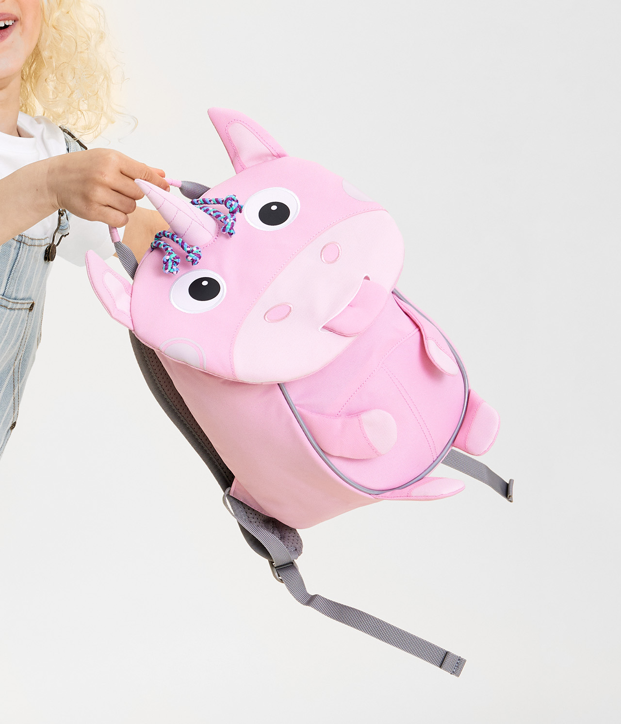 Affenzahn Kinderrucksack „Eule Türkis“ | 8 Liter, Reflektierend, Mit Namensschild | Aus Recycelten PET-Flaschen