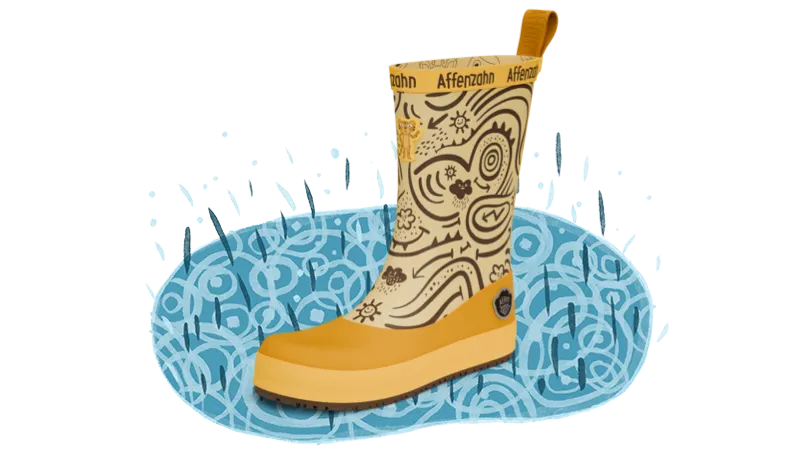 affenzahn-fruehling-sommer-kollektion-2026-barfussprinzip-gummistiefel-illu