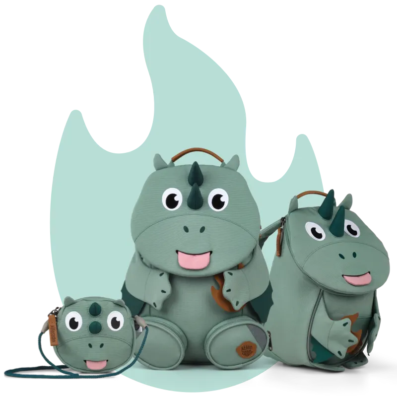 affenzahn-pure-edition-kindergartenrucksaecke-drache