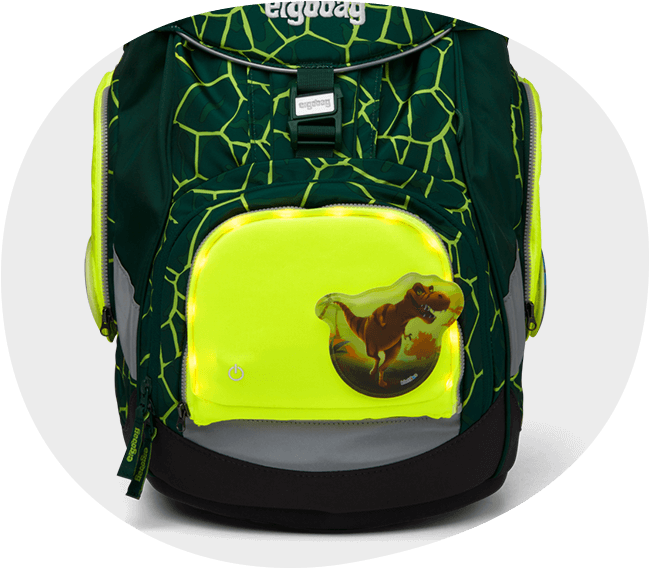 ergobag ZIP-Sets Features Neonfarben-mit-LED