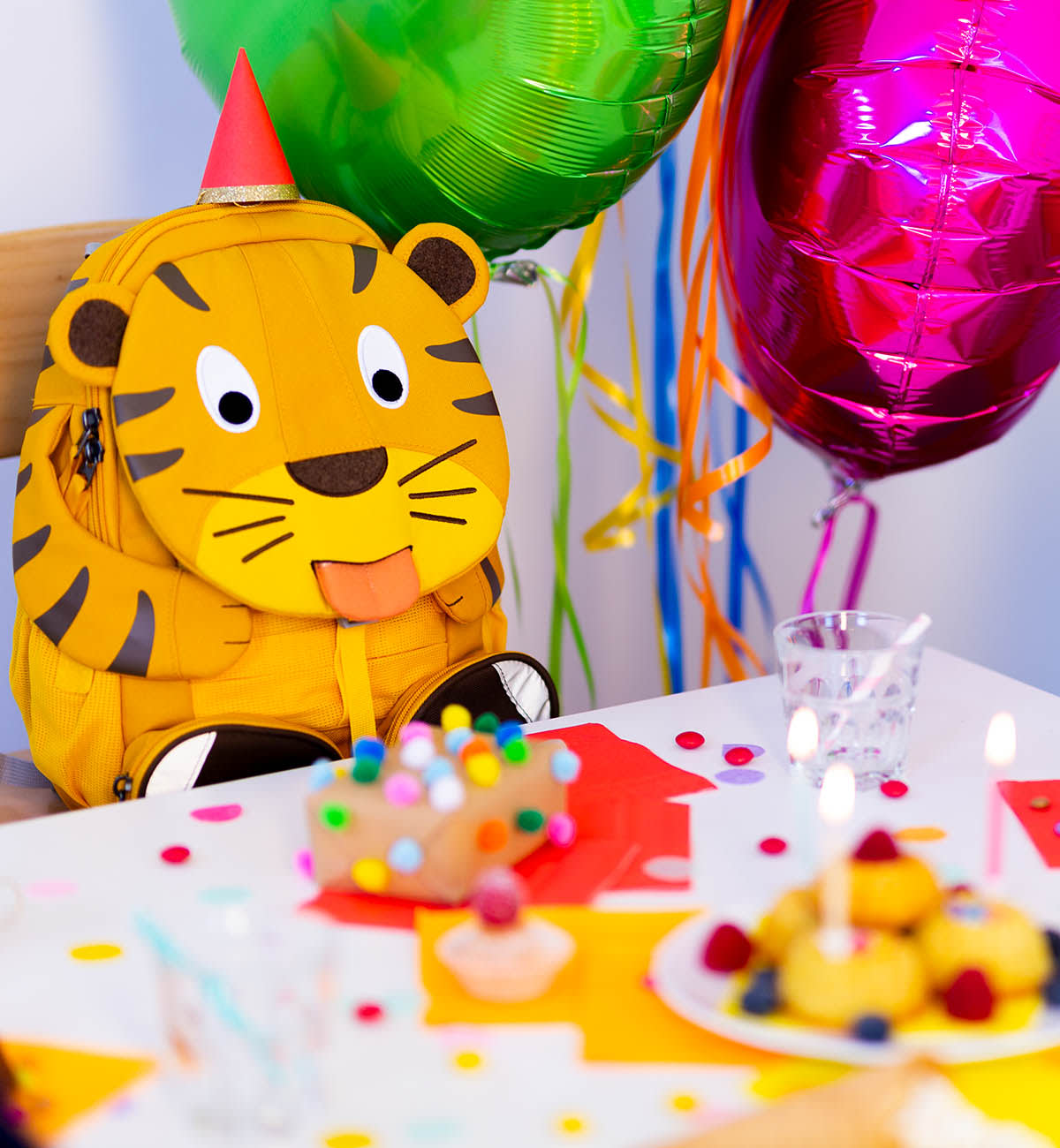 Affenzahn-Kindergartenstart-großer Tiger-geburtstag