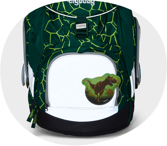 ergobag ZIP-Sets Features Neonfarben-vollreflektierend