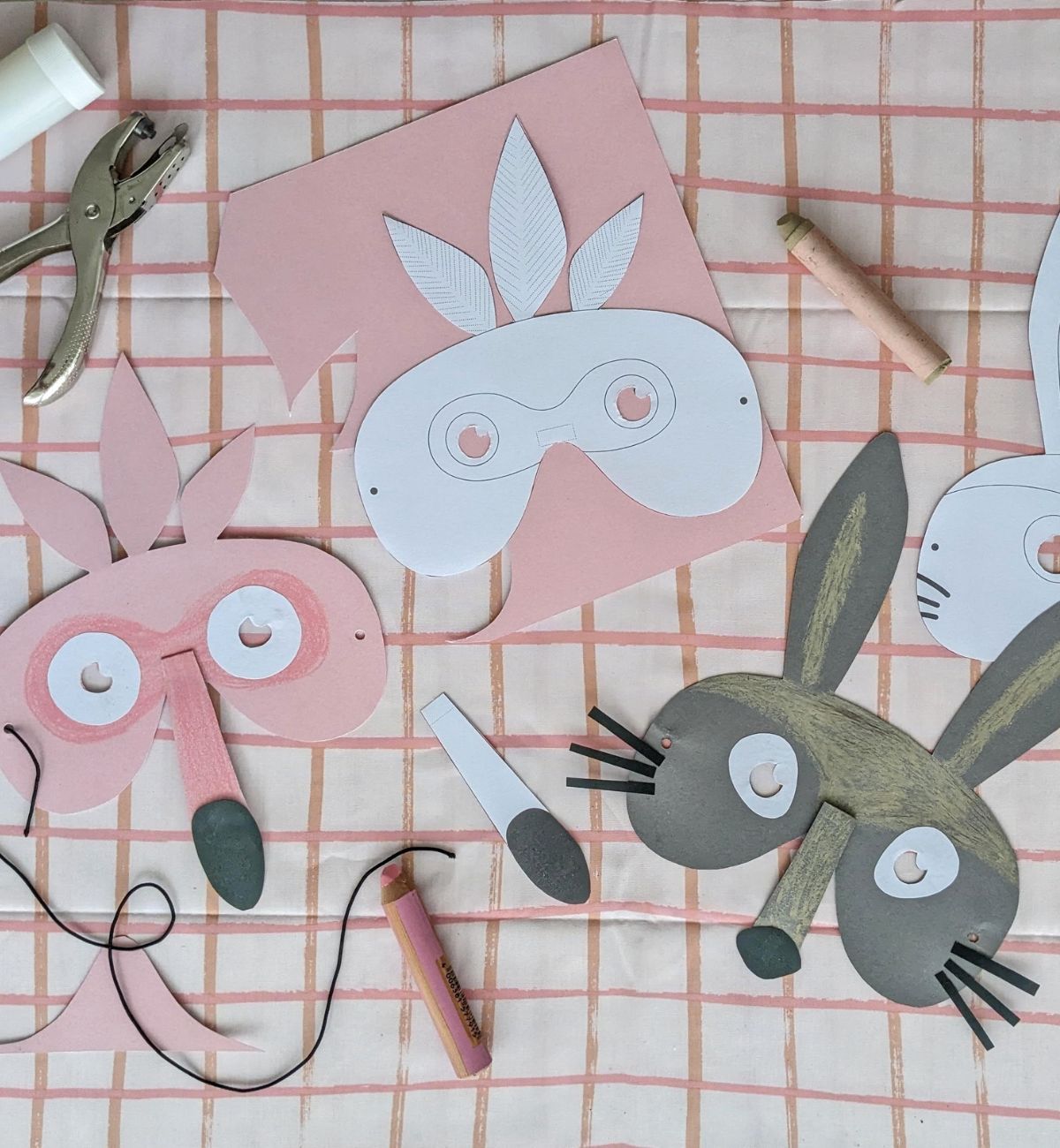 11 Affenzahn Masken basteln