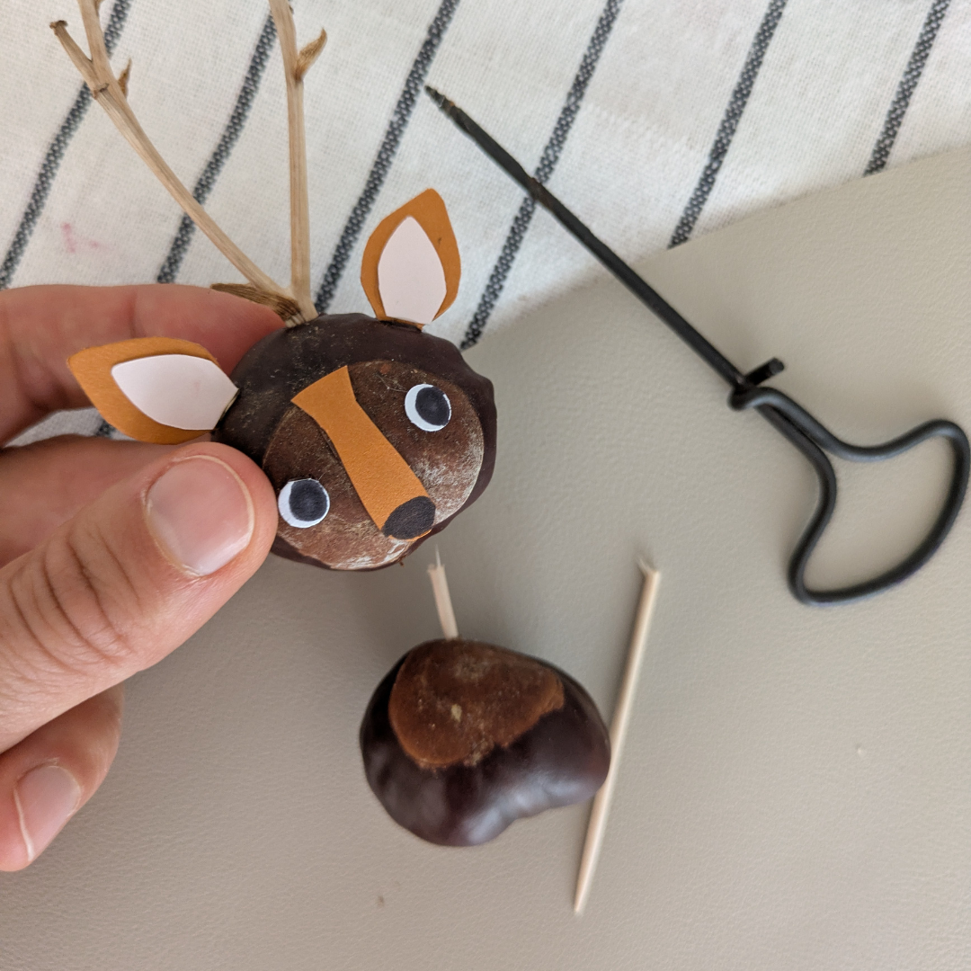 Media // Image // Blog Post // Affenzahn Herbst DIY Kastanientiere// Step 1 