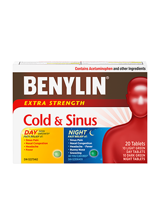 Benylin Extra Strength Cold & Sinus Day & Night, 20 Tablets