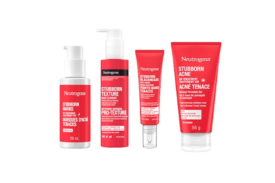 4  Neutrogena® Stubborn Solutions Acne and Marks Treatment Products