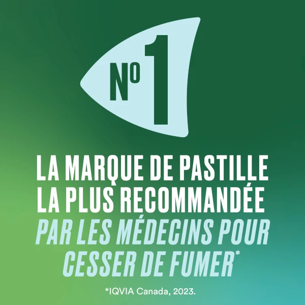 NICORETTE® est la marque de gomme la plus recomandée par les médecins pour cesser de fumer