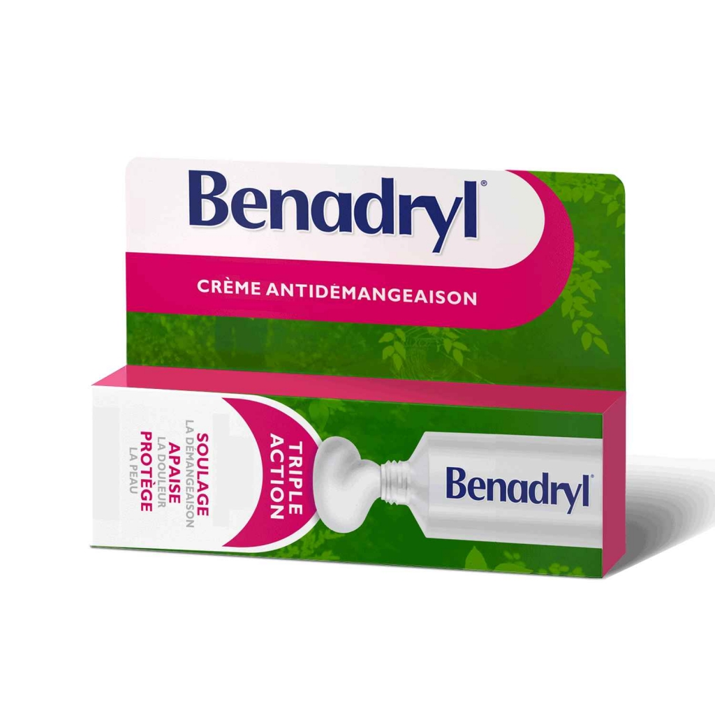 Crème antidémangeaison Benadryl Triple Action