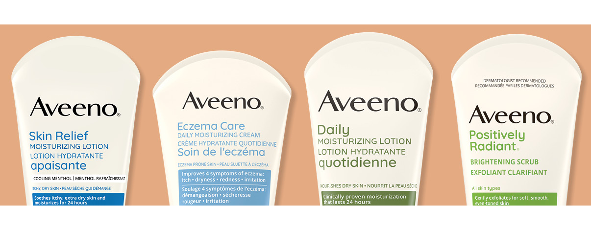 gamme de produits Aveeno