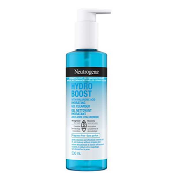 NEUTROGENA® Hydro Boost Hydrating Cleansing Gel Fragrance Free, pump bottle, 230mL 