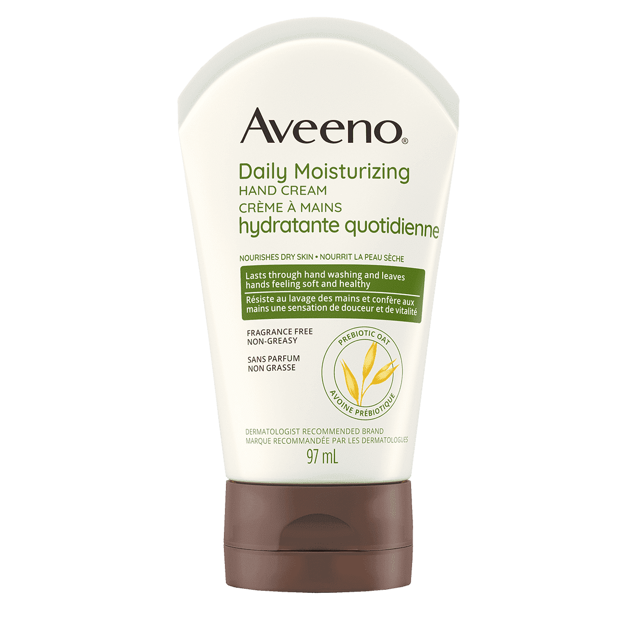 Tube de la crème à mains hydratante quotidienne Aveeno, Tube de 97 ml