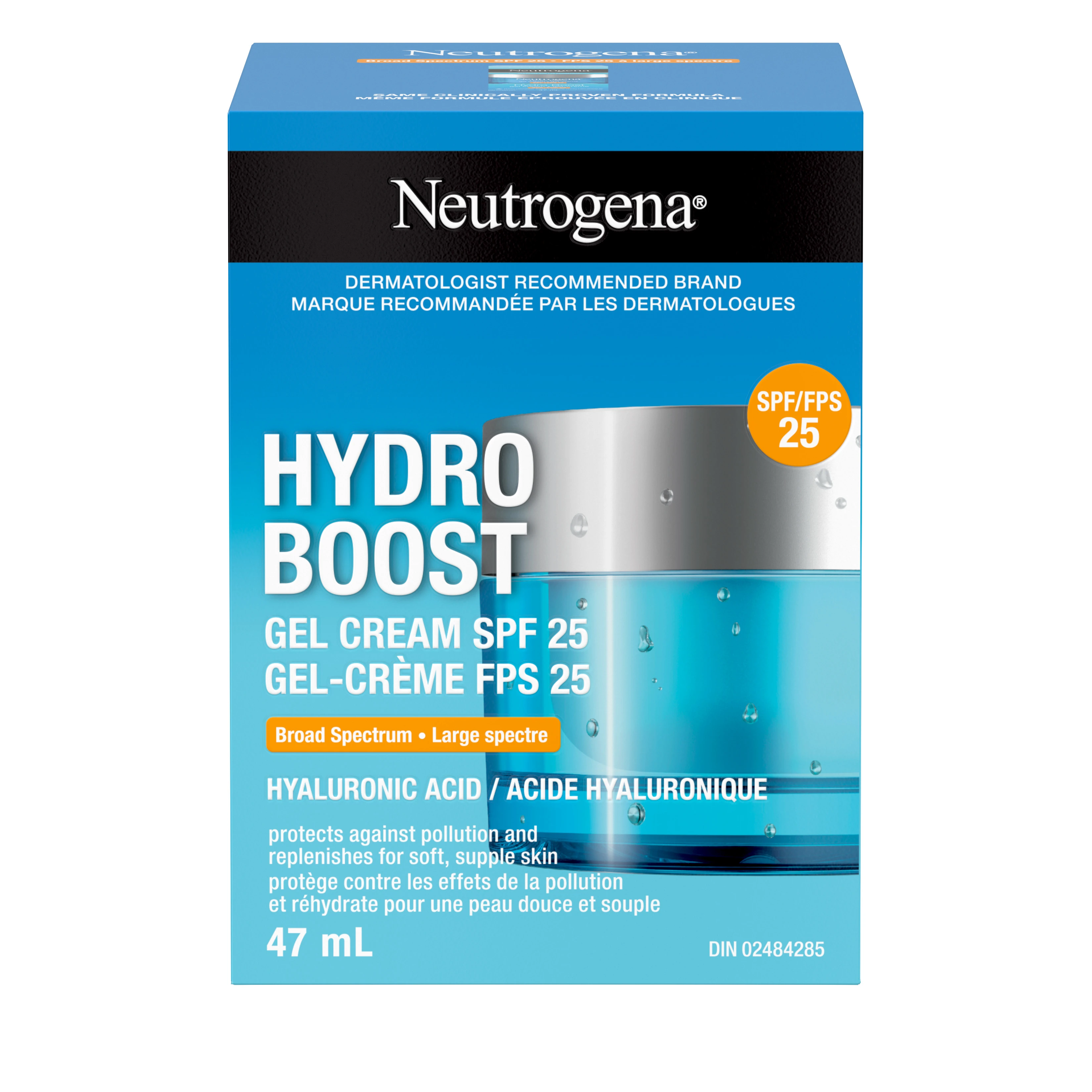 Gel-crème Neutrogena® Hydro Boost FPS 25, 47 ml