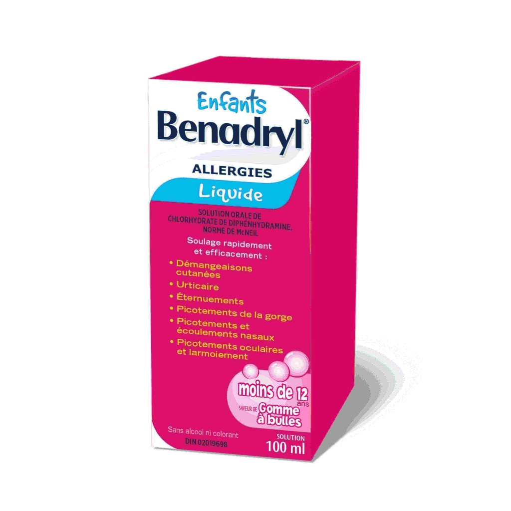 Médicament liquide BENADRYL® pour enfants