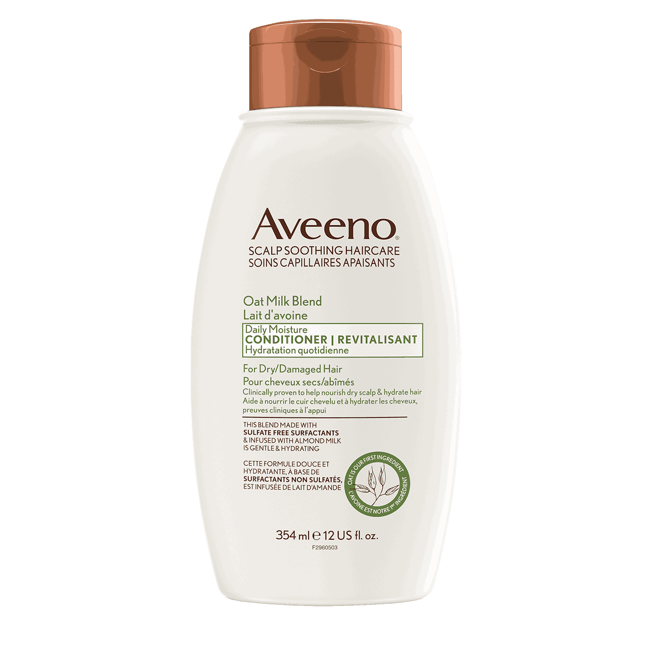 Revitalisant AVEENO® Lait d’avoine, Flacon de 354 ml