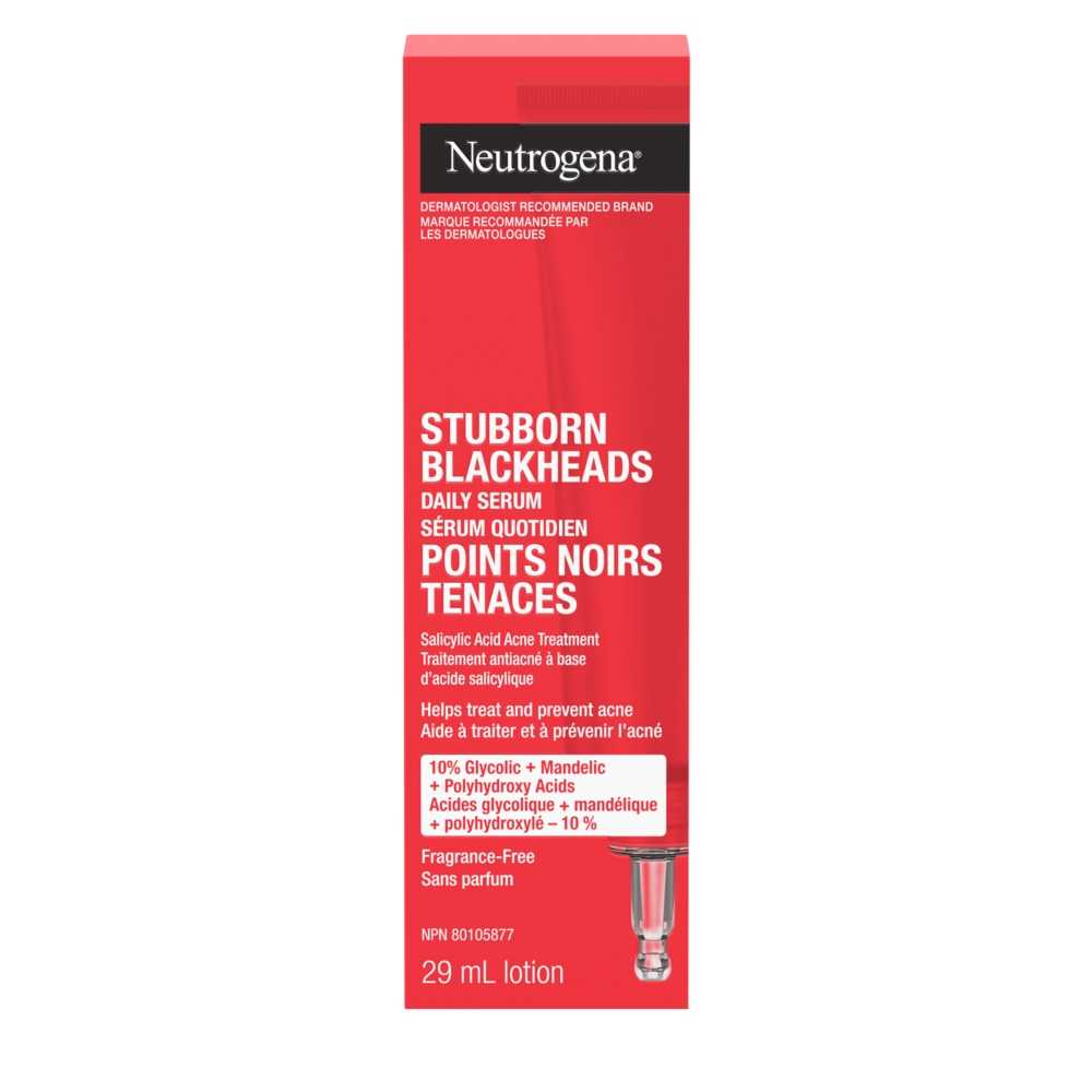 Un tube de sérum quotidien Points noirs tenaces Neutrogena®, 29 ml