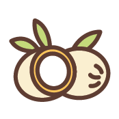 Coconut icon symbolizing Coco Glucoside