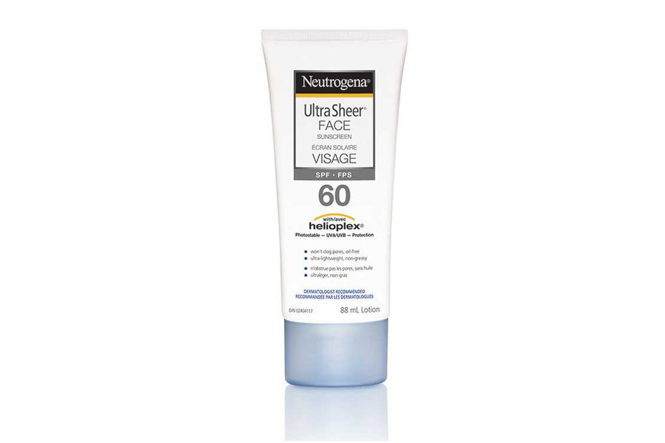 Écran solaire NEUTROGENA® ULTRA SHEER® Visage FPS 60