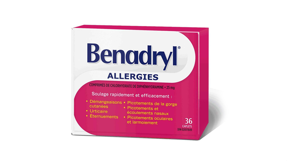 Comprimés BENADRYL® Allergies, 36 caplets