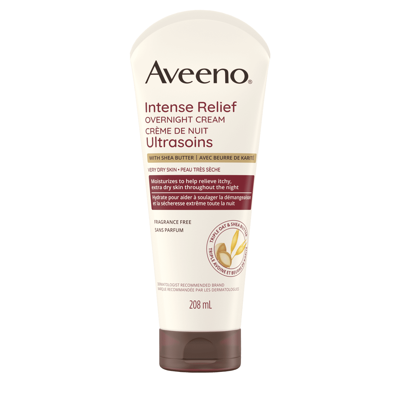 Front Shot of AVEENO® Intense Relief Overnight Cream
