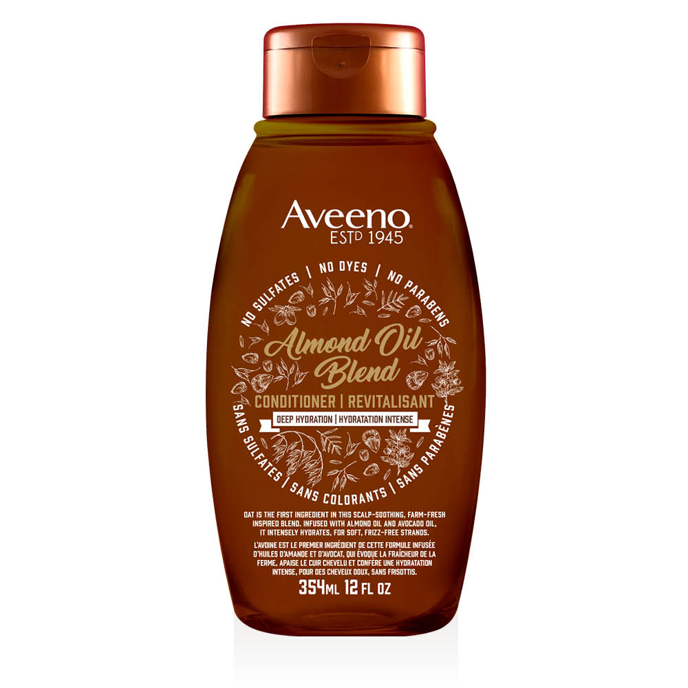 Revitalisant AVEENO® Huile d’amande Hydratation intense, Flacon de 354 ml